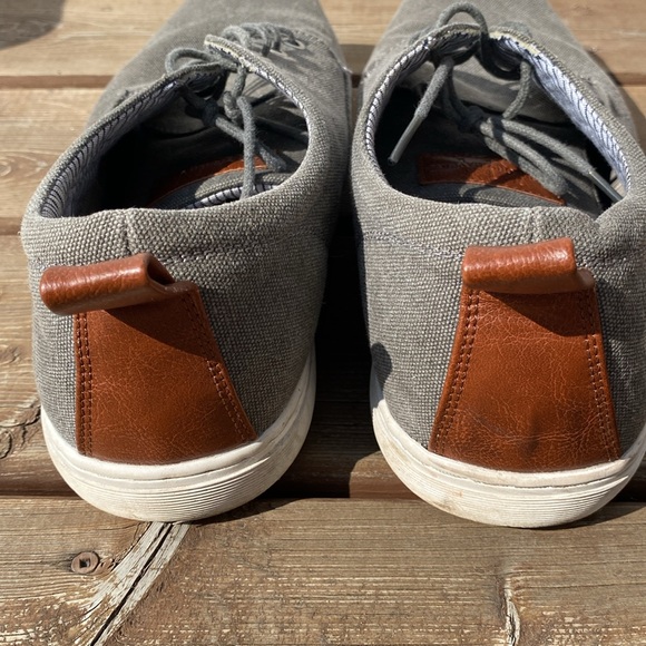 Ashford Hayes men’s grey canvas sneaker/shoe loafer size 14. - Picture 4 of 14